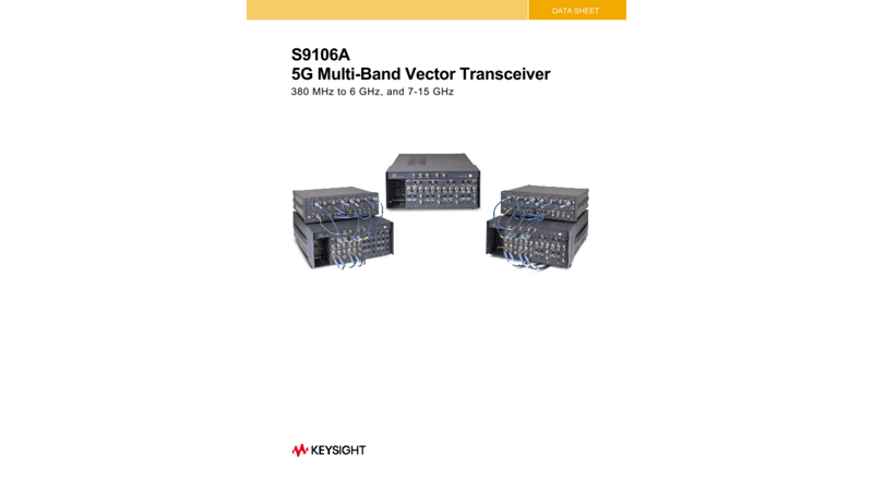 S9106A 5G Multi-Band Vector Transceiver